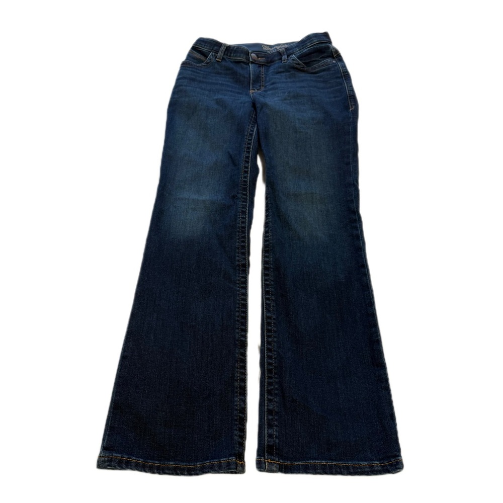Wrangler Blue Flare Wide Leg Jeans